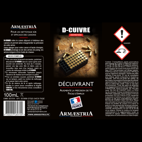 ARMAESTRIA D-CUIVRE DECUIVRANT
