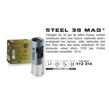 MARY STEEL 38G MAGNUM ACIER 12-76 N°3+4 2