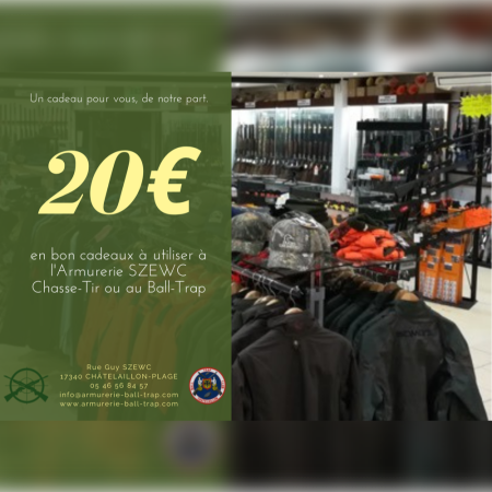 BON CADEAU - MONTANT AUX CHOIX