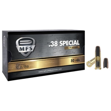 MFS 158G FMJ-FP BULLETS 38 SPECIAL