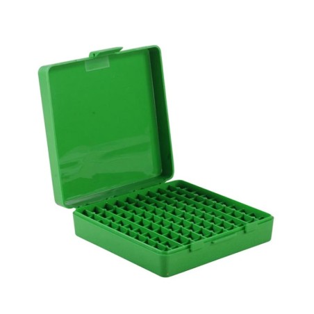 MTM BOITE 100 MUNITIONS (9mm, 380ACP, 32SW, 30Luger)