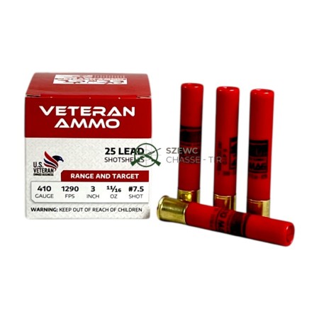 VETERAN AMMO 410 PLOMB 19G