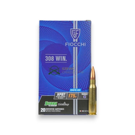 FIOCCHI EXACTA HPBT SMK 175G 308WIN