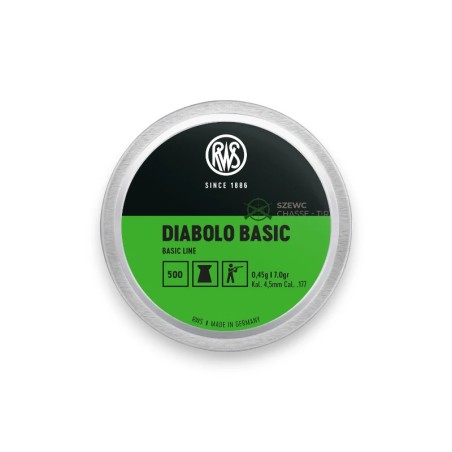 RWS DIABOLO BASIC 0.45G 7G 4.5MM