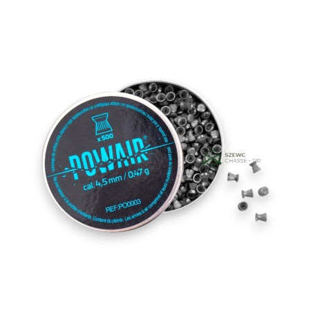 POWAIR PLOMBS PLATS 4.5MM 2