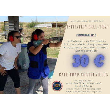 INITIATION BALL TRAP 25 CARTOUCHES