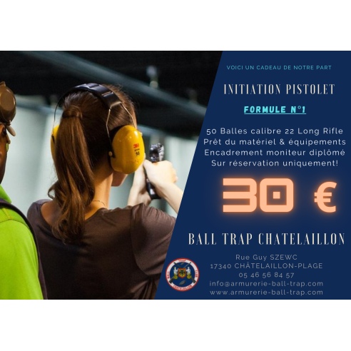 INITIATION CIBLES 22 LR  50 BALLES